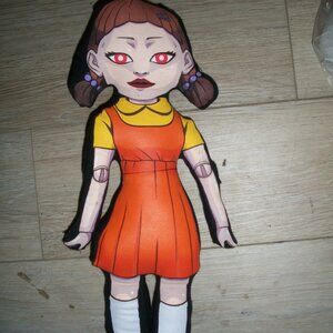 16" Squid Games Young-Hee Doll-Handmade-Unique!